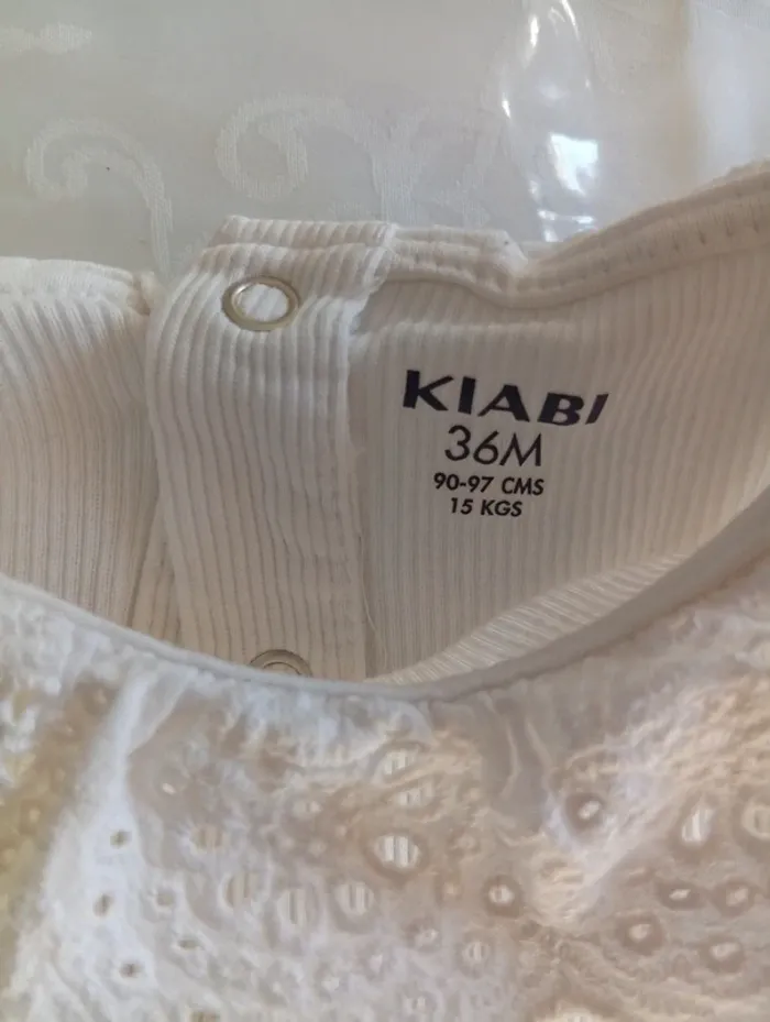 Body côtelé à col brodé - photo numéro 3