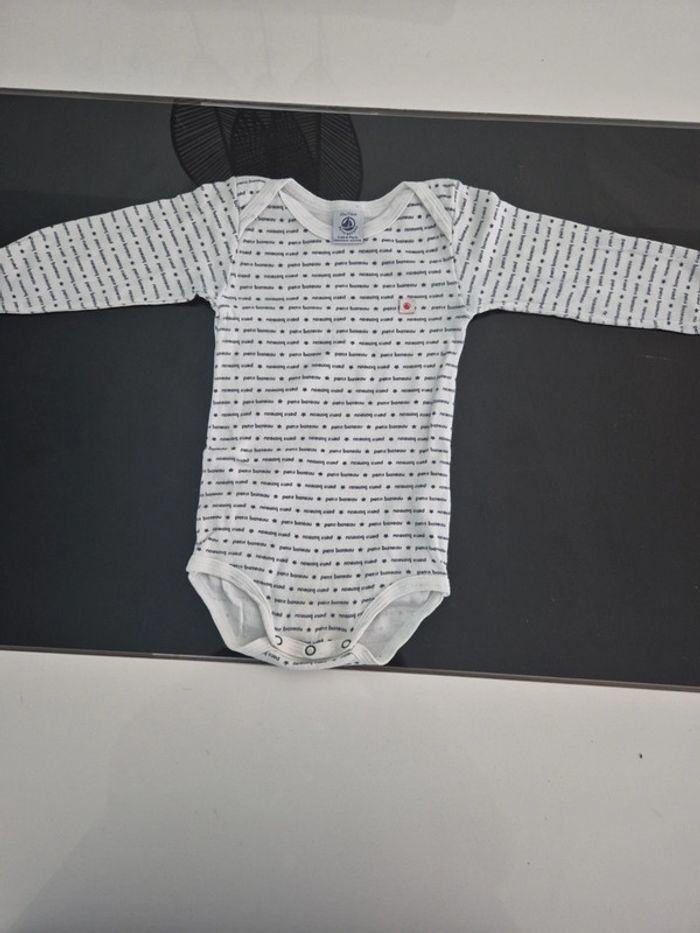 Lot de 2 bodies manches longues 12 mois - photo numéro 5