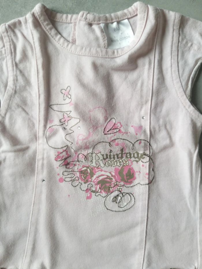 T-shirt manche courte en 6 mois - photo numéro 2