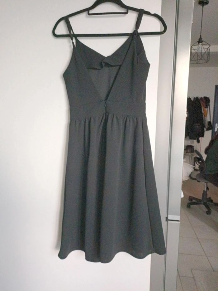 Robe midi noire bretelles dos nu élégante Gémo – Taille 36 - photo numéro 5