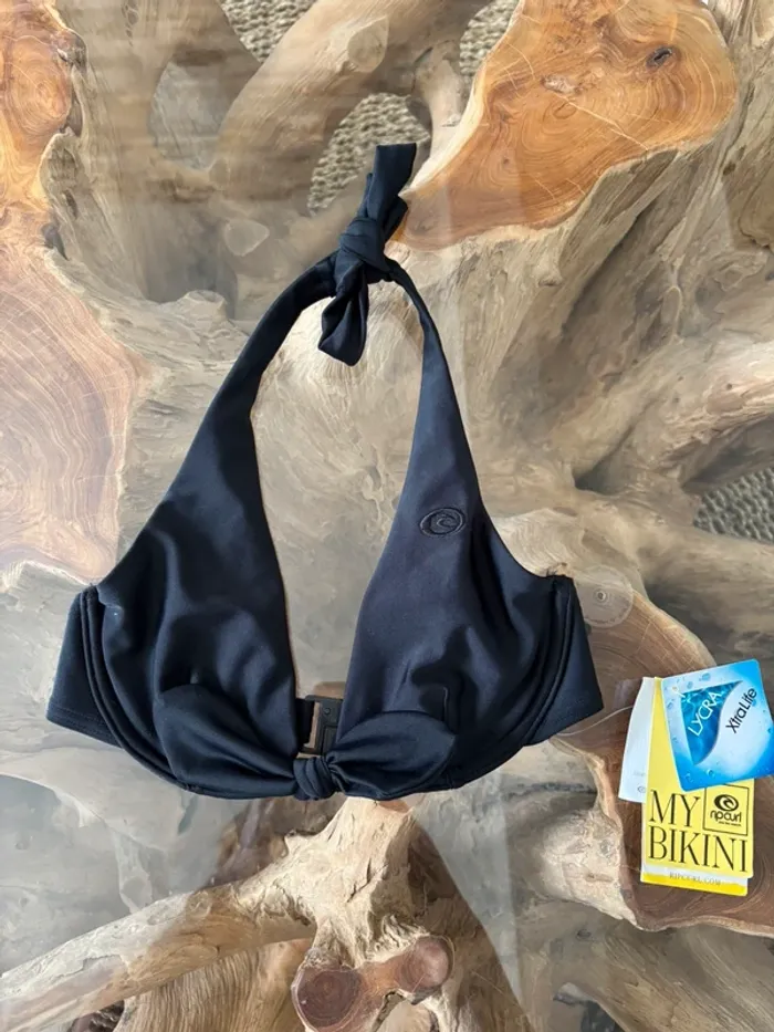 Haut de maillot de bain noir femme Rip Curl