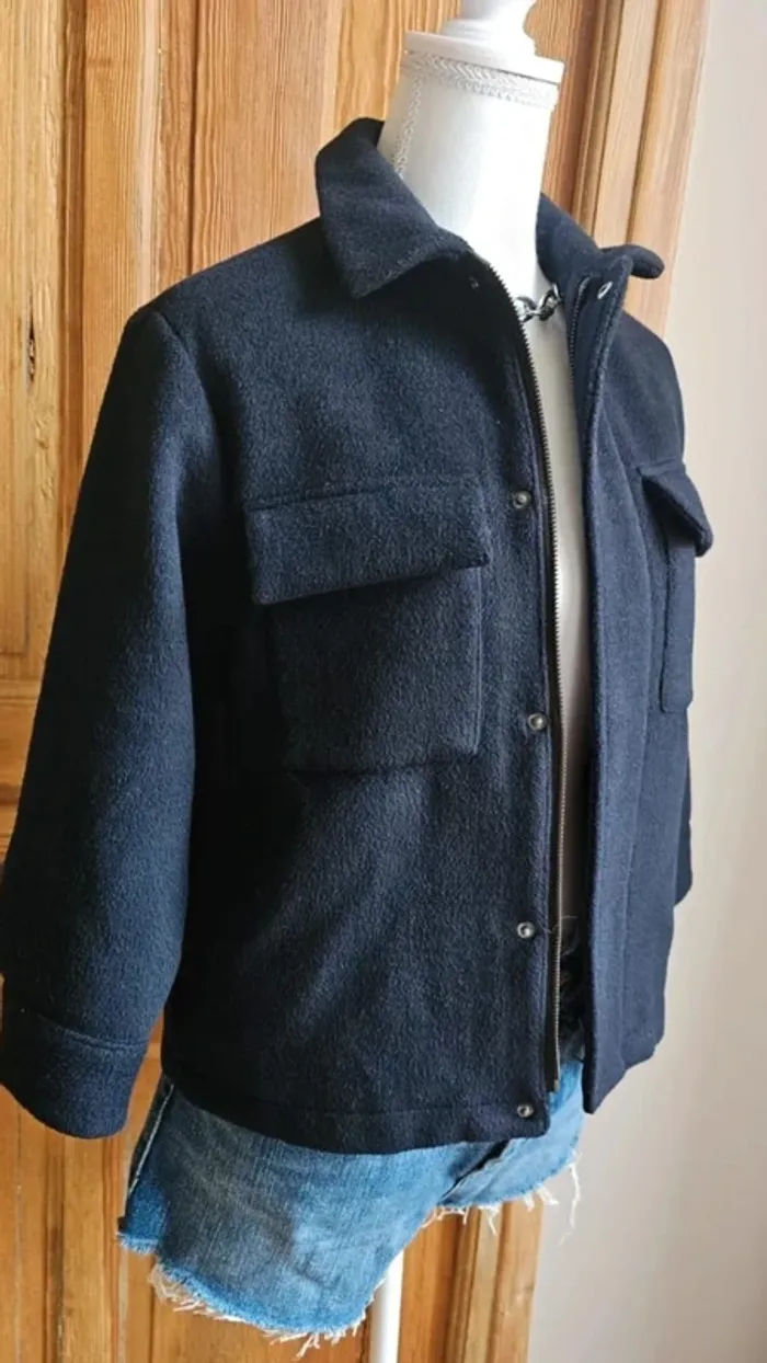 Veste caban Zara Marine 9 ans - photo numéro 2