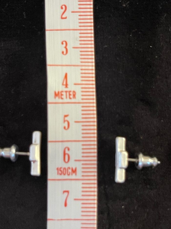 boucles d’oreilles argentées - photo numéro 5