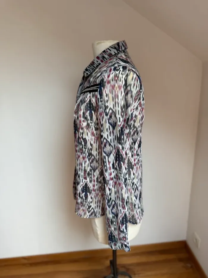 Superbe chemise fluide blouse Liberto neuve 38 M - photo numéro 6