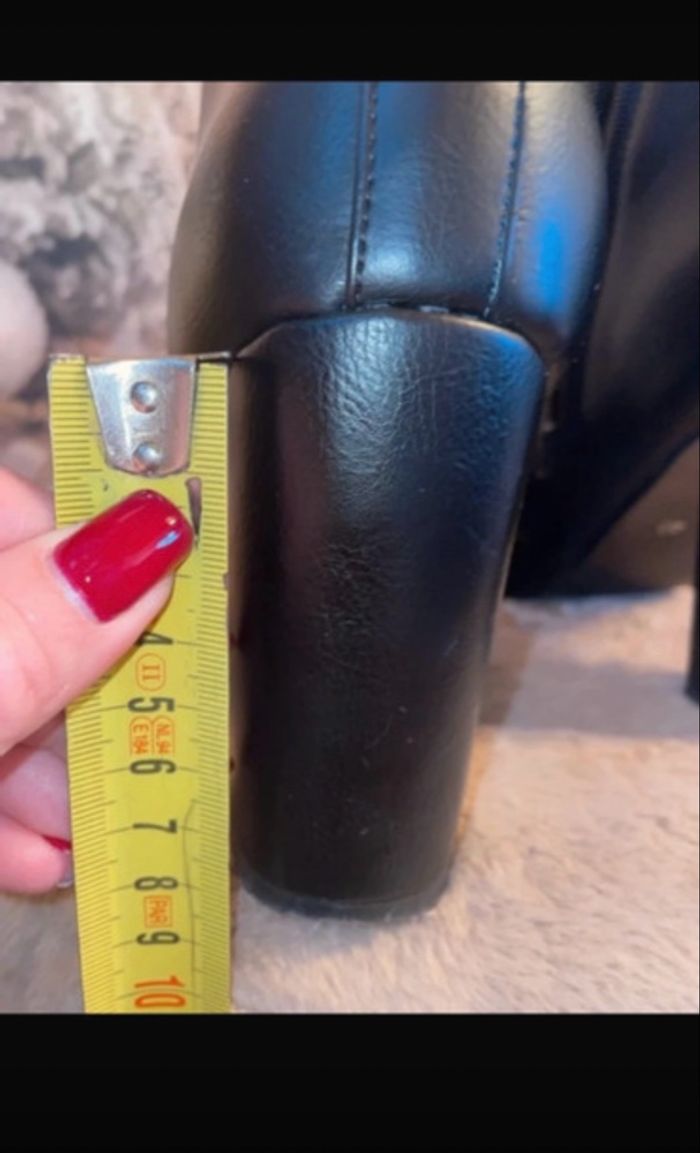 Bottines noires edji pointu - photo numéro 4