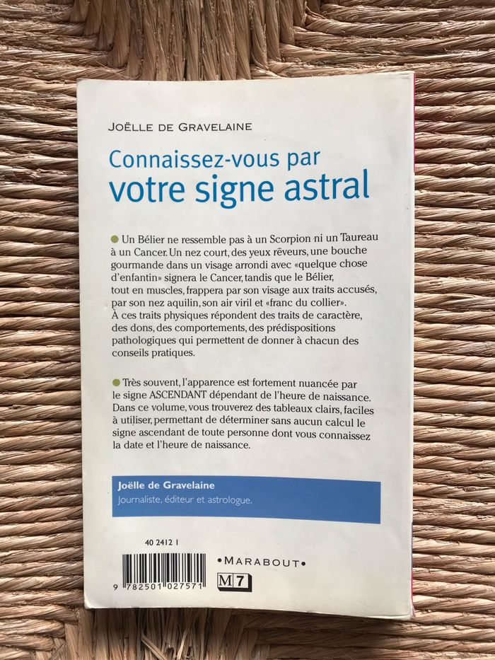Connaissez vous par votre signe astral Joëlle de gravelaine - photo numéro 2