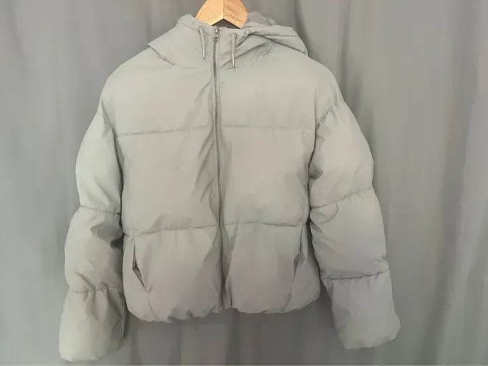 Doudoune grise fille gemo - photo numéro 7