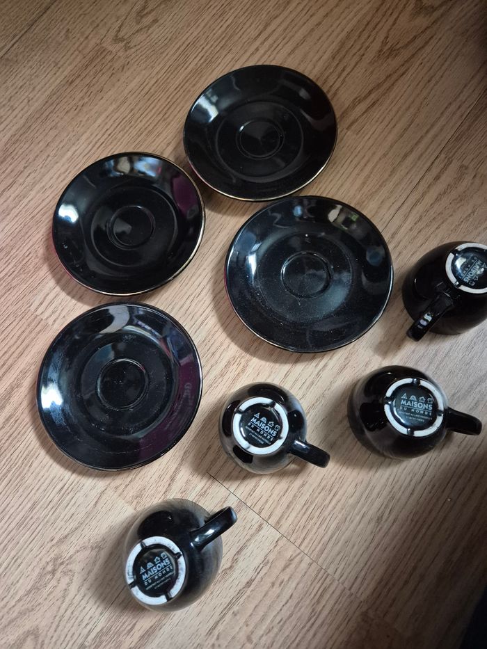 Lot de 4 petites Tasses et soucoupes - photo numéro 2