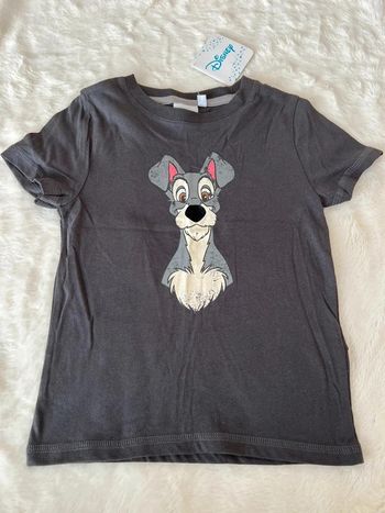 tee shirt la belle et le clochard disney