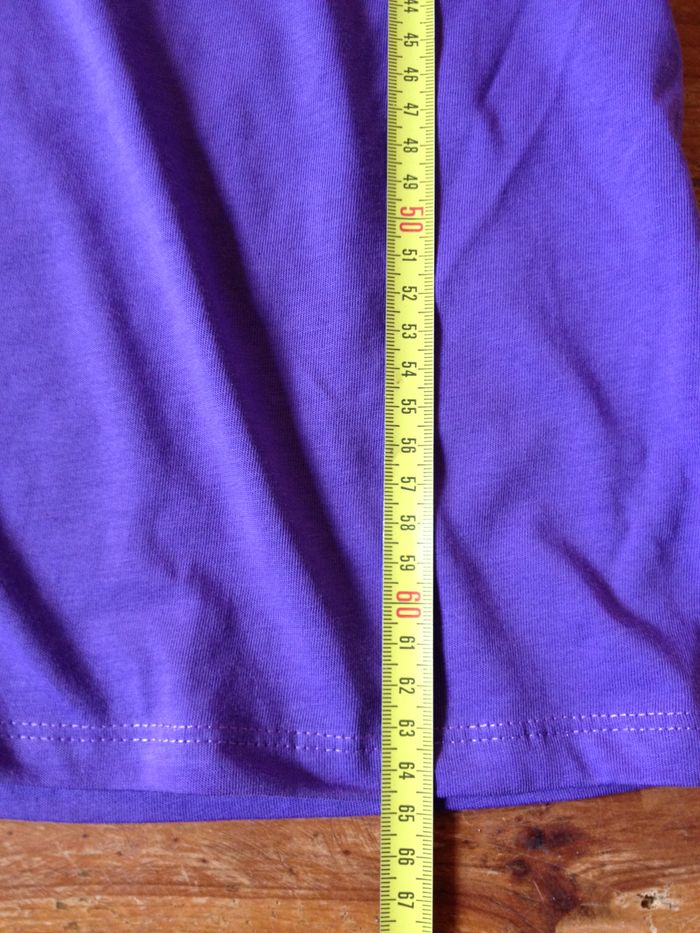 T shirt violet imprimé rectangle floral multicolore ✧ Riu Paris ✧ look féminin - photo numéro 5