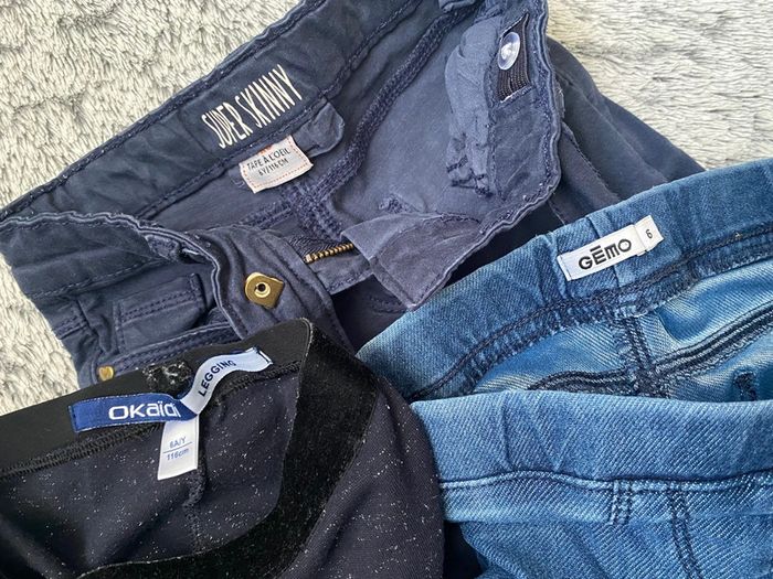 Lot de 2 legging et 1 pantalon - 6 ans - photo numéro 2