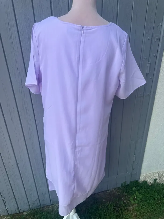 Robe mi longue été Lila manches courtes légère doublée - photo numéro 4