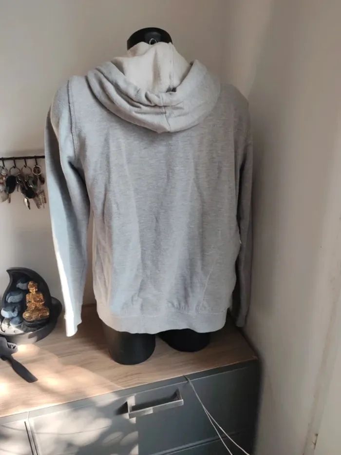 Gilet zippé taille 40 gris marque TeX - photo numéro 3