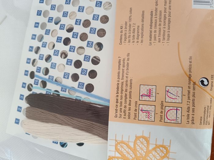 Kit broderie " Chat " - photo numéro 4