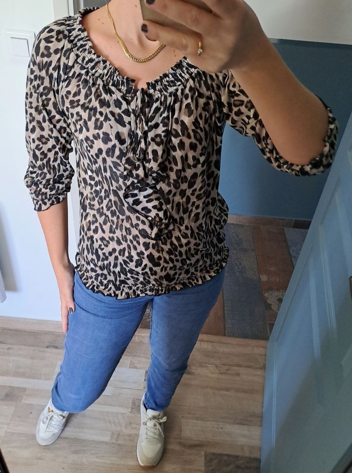 Blouse pour femmes léopard taille S Promod - photo numéro 2
