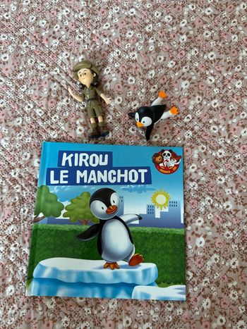 Livre + figurine tbe le manchot