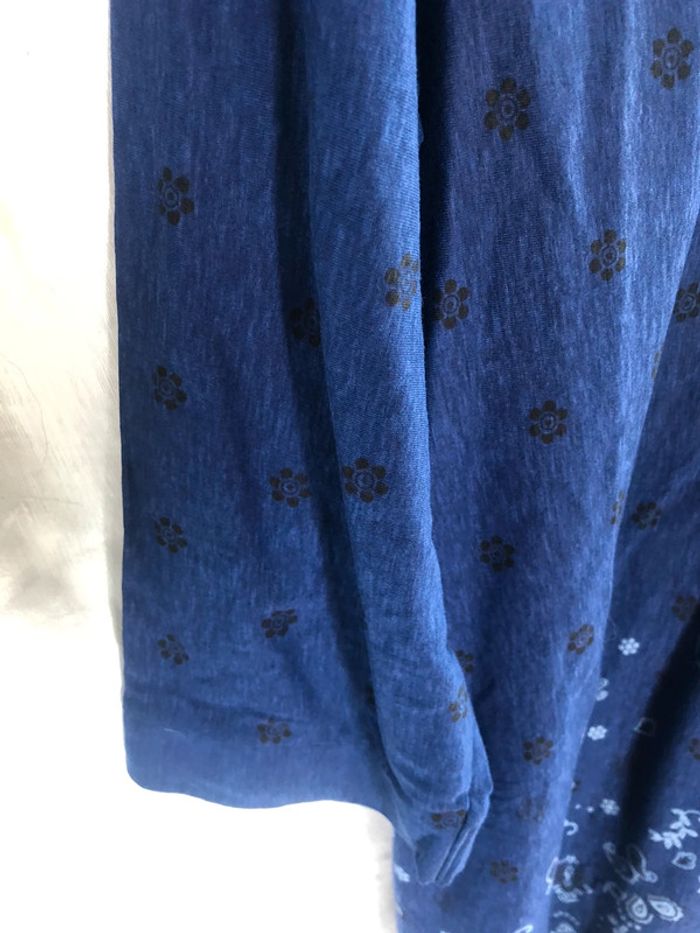 #tunique #robecourte #blancheporte #bleue #46/48 - photo numéro 4