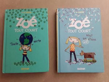 Lot 2 livres Zoé tout court