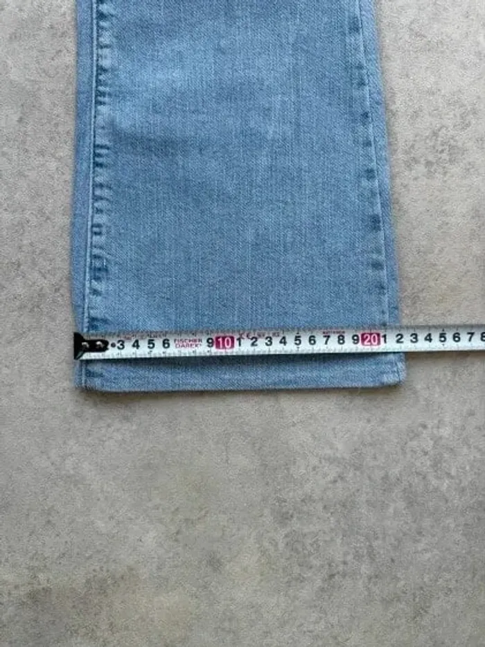Jeans Levi's 518 W32 FR42 coupe patte d'eph évasé bleu Femme Women pan547b - photo numéro 5