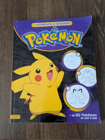 Livre j'apprends à dessiner pokémon 
