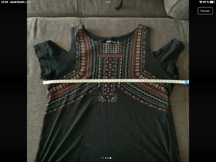 Haut épaules dénudées  Bershka taille 38 - photo numéro 7