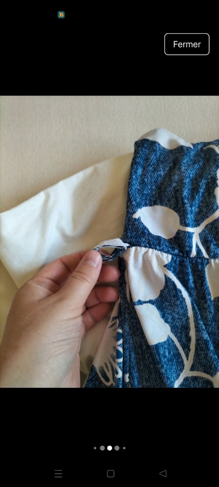 Robe longue bleue - photo numéro 4