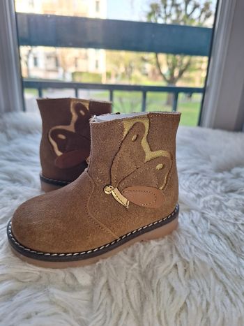 Boots - CREEKS - Cuir - Marron - Taille 20