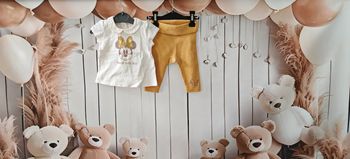Ensemble Baby Disney C&A 👶 t-shirt col Claudine dentelle + legging – 62cm
Fille