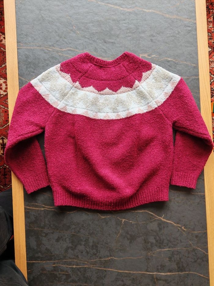 Pull d'hiver prune Okaïdi 6 ans - photo numéro 2