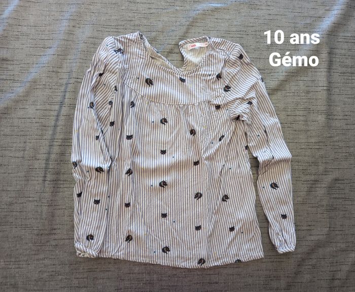 Chemise 10 ans