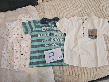 Lot tee-shirt 2 ans
