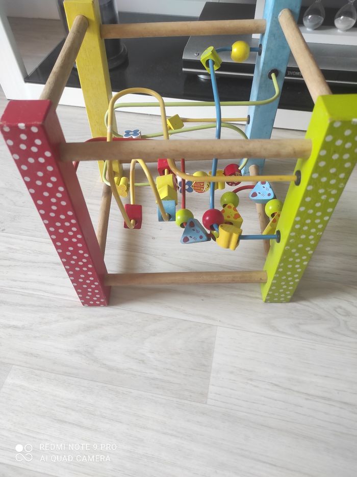 Cube boulier bois. - photo numéro 2