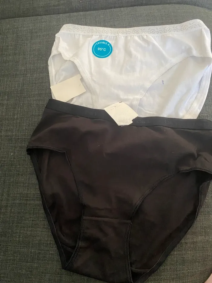 Lot de deux culottes en coton