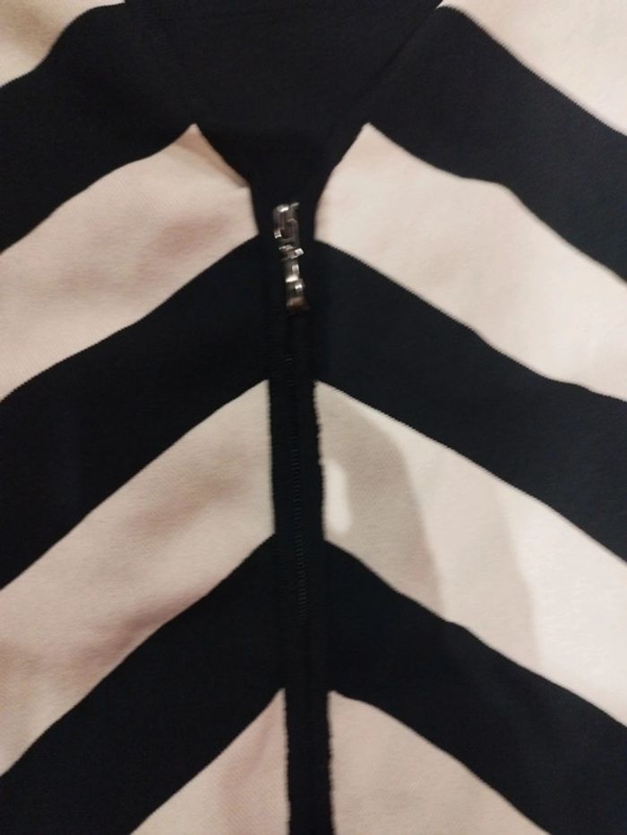 Gilet noir et crème neuf femme Faust couture - photo numéro 4