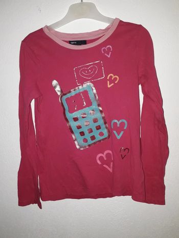 T-shirt manches longues 8/9 ans fille