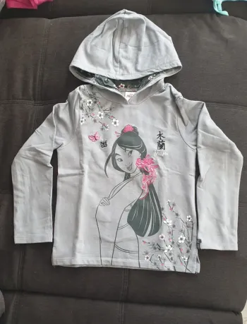 Sweat à capuche Mulan 8 ans