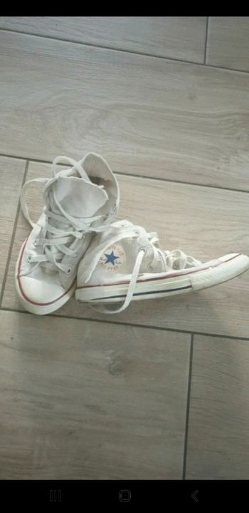 Baskets blanches converses all star 32