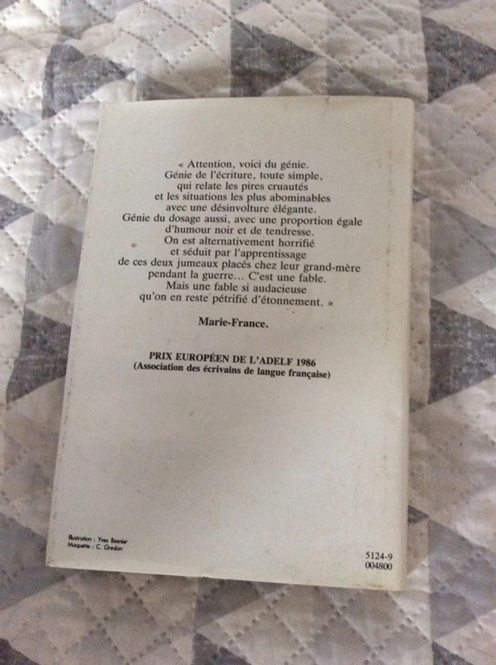 #le grand cahier Agota Kristof - photo numéro 3