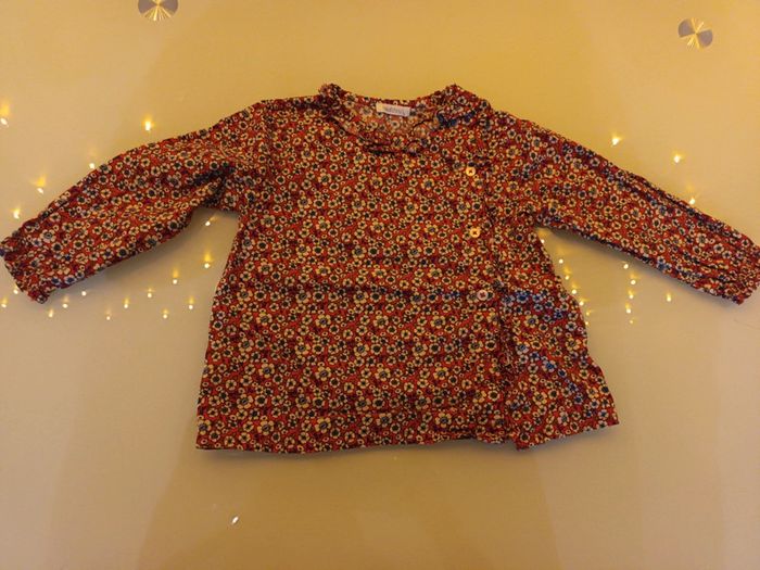 Jolie tunique fleurie fille