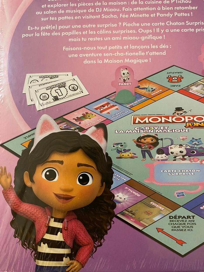 Monopoly Gabby et la maison magique - Neuf
