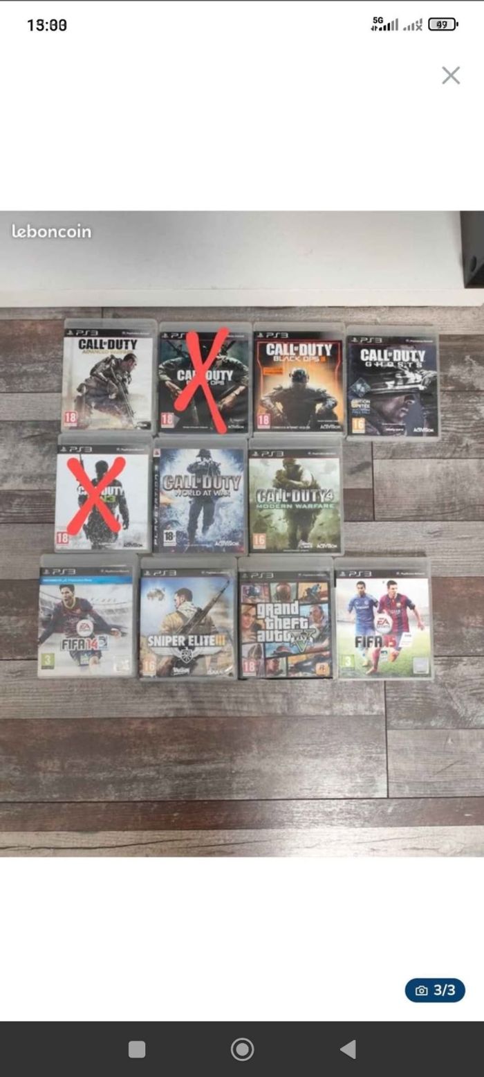 Jeux PS3/Xbox one - photo numéro 3