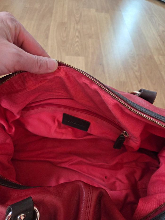 Grand sac besace en cuir - photo numéro 4