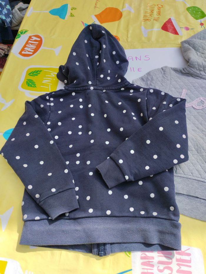 Veste zip à capuche 5 ans fille Okaïdi - photo numéro 4