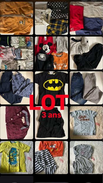 Lot garçon 3 ans