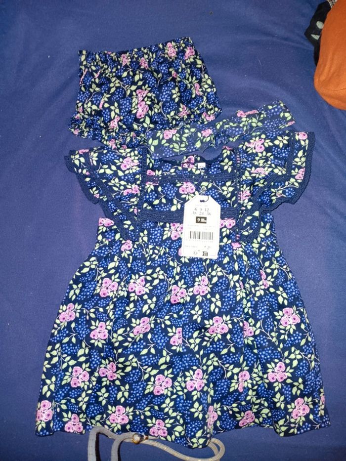 Robe culotte bandeau sergent major 9 mois neuf pas de vinted go