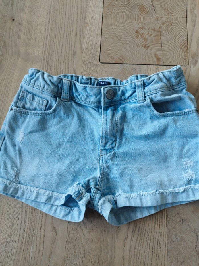 Short jeans fille