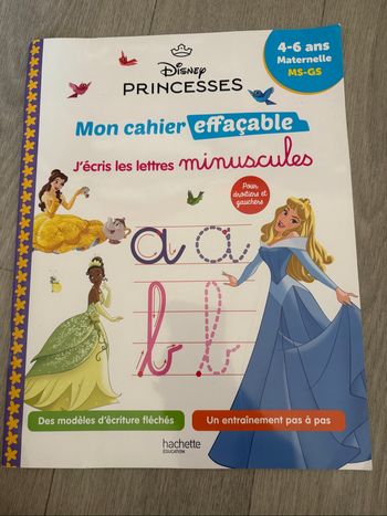 Cahier éducatif effaçable