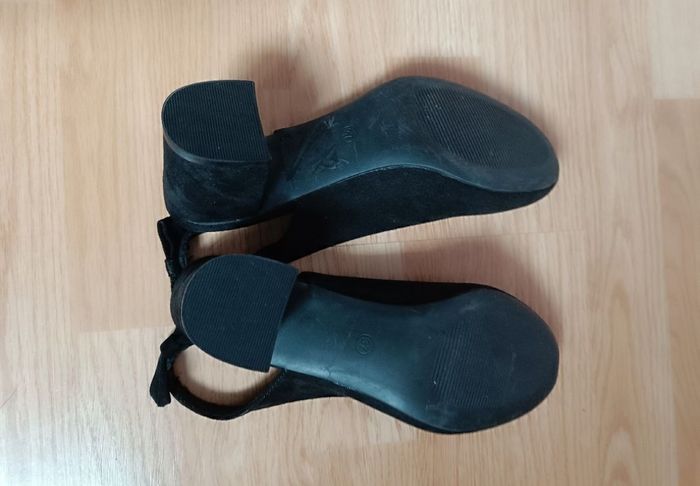 Ballerines noires daim GB p.37 neuves - photo numéro 8