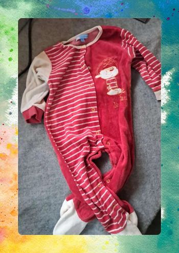 Pyjama bébé garçon 18 mois – Ouverture devant