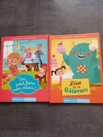 lot de deux livres premiers pas de lectures auzou romans 6 ans 